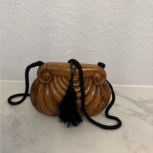 Timmy woods baroque crossbody vintage wood
